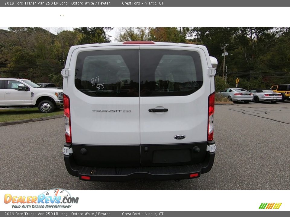 2019 Ford Transit Van 250 LR Long Oxford White / Pewter Photo #6