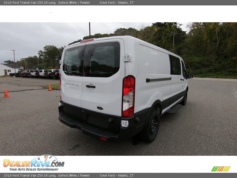 2019 Ford Transit Van 250 LR Long Oxford White / Pewter Photo #7