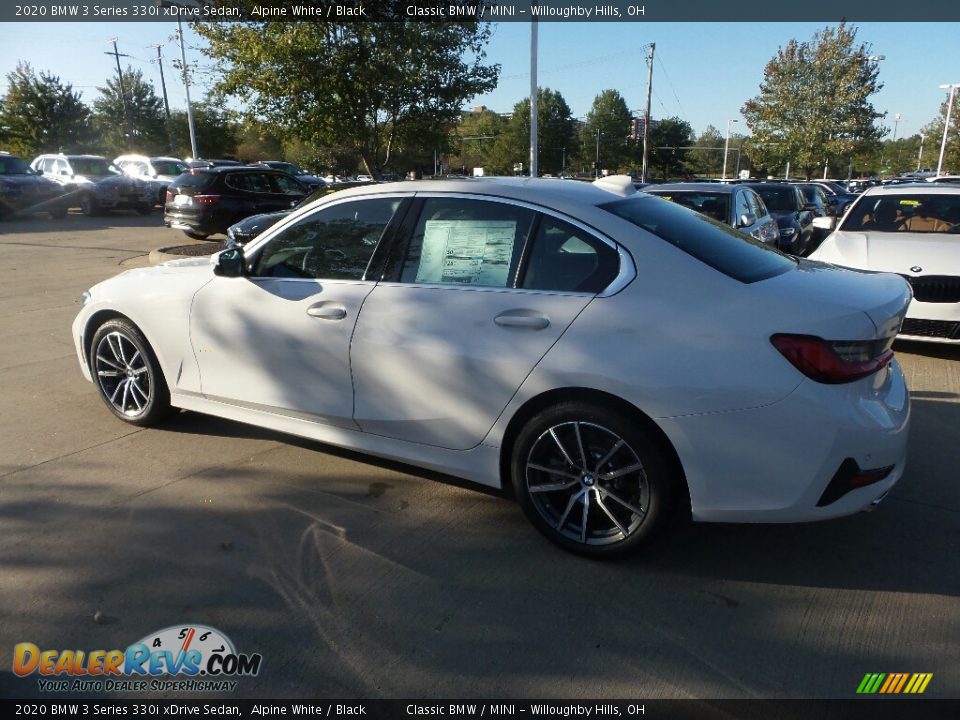 2020 BMW 3 Series 330i xDrive Sedan Alpine White / Black Photo #5