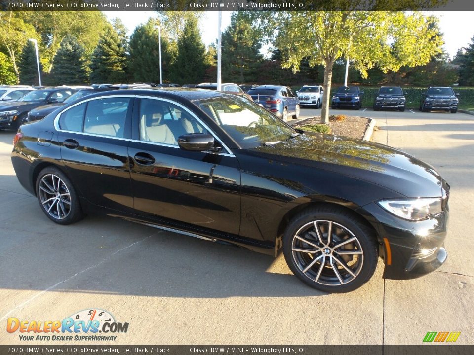 2020 BMW 3 Series 330i xDrive Sedan Jet Black / Black Photo #1