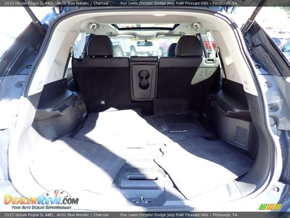 2015 Nissan Rogue SL AWD Arctic Blue Metallic / Charcoal Photo #5