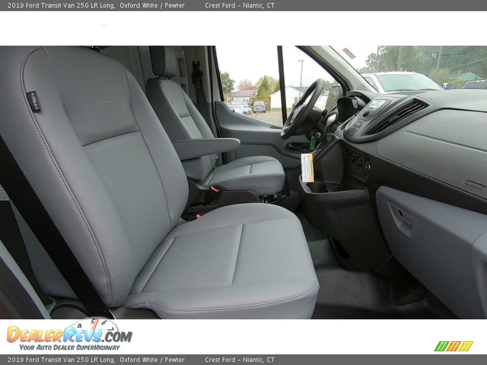 2019 Ford Transit Van 250 LR Long Oxford White / Pewter Photo #18