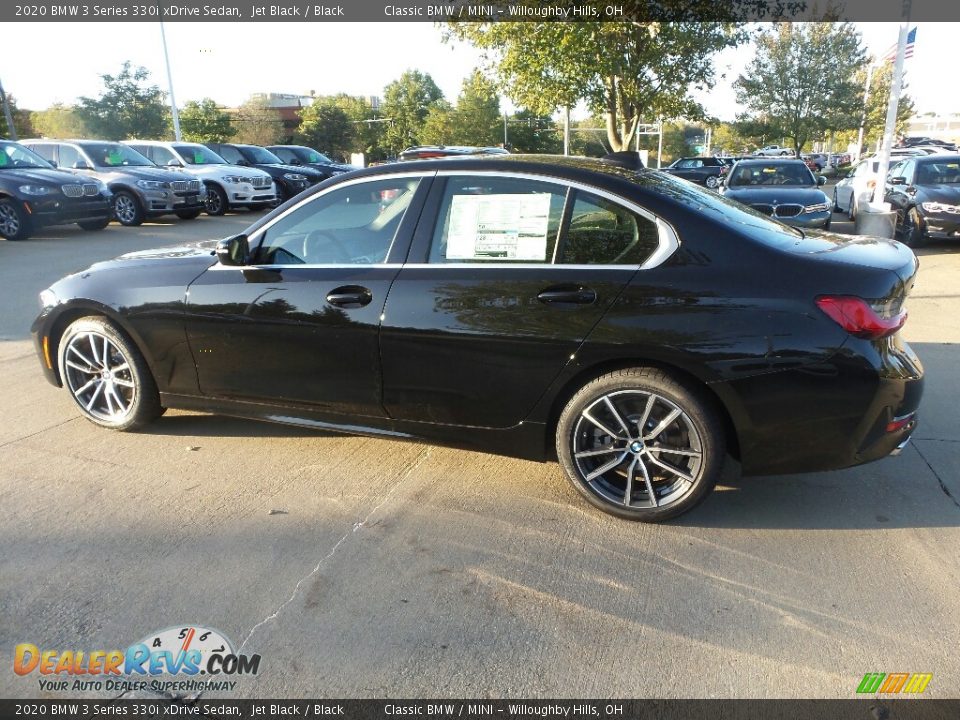 2020 BMW 3 Series 330i xDrive Sedan Jet Black / Black Photo #5