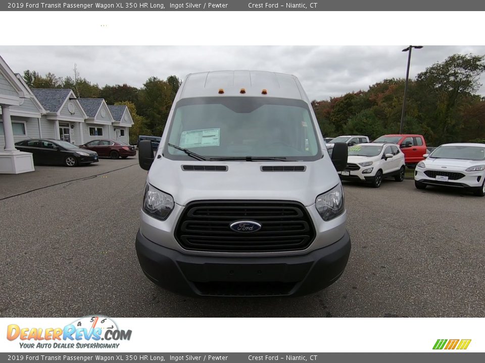 2019 Ford Transit Passenger Wagon XL 350 HR Long Ingot Silver / Pewter Photo #2