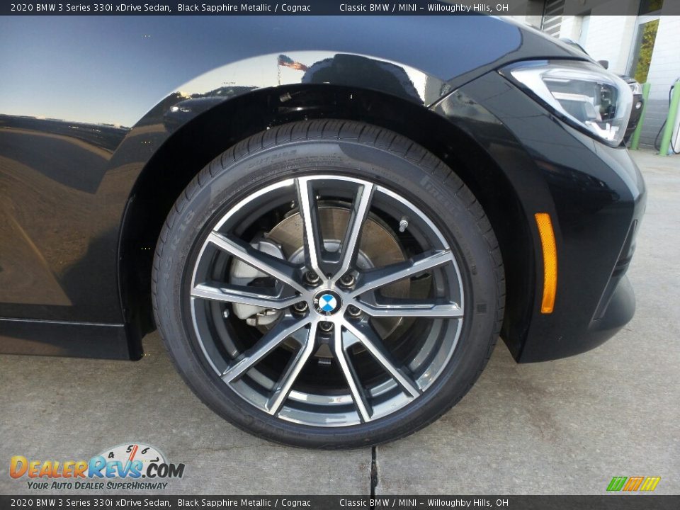 2020 BMW 3 Series 330i xDrive Sedan Black Sapphire Metallic / Cognac Photo #2