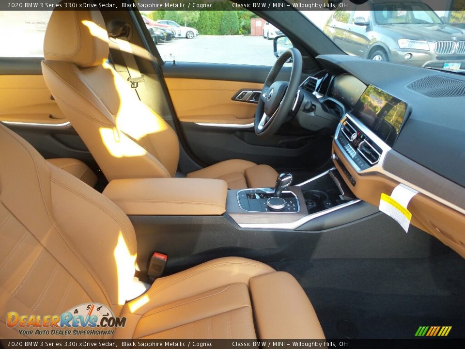 2020 BMW 3 Series 330i xDrive Sedan Black Sapphire Metallic / Cognac Photo #3