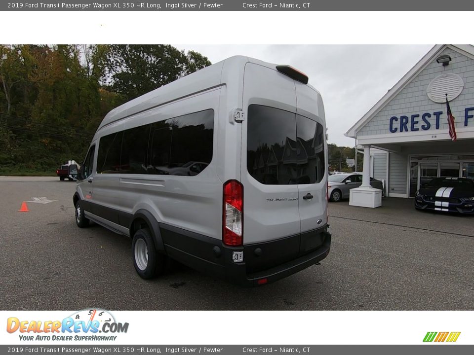 2019 Ford Transit Passenger Wagon XL 350 HR Long Ingot Silver / Pewter Photo #5