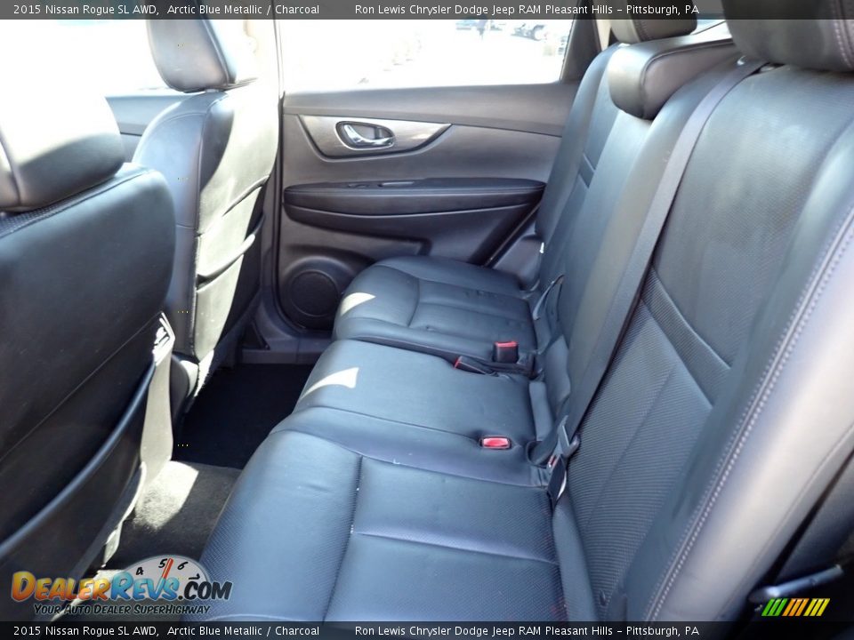 2015 Nissan Rogue SL AWD Arctic Blue Metallic / Charcoal Photo #12