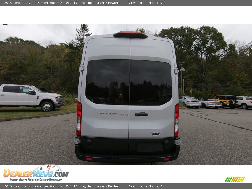 2019 Ford Transit Passenger Wagon XL 350 HR Long Ingot Silver / Pewter Photo #6