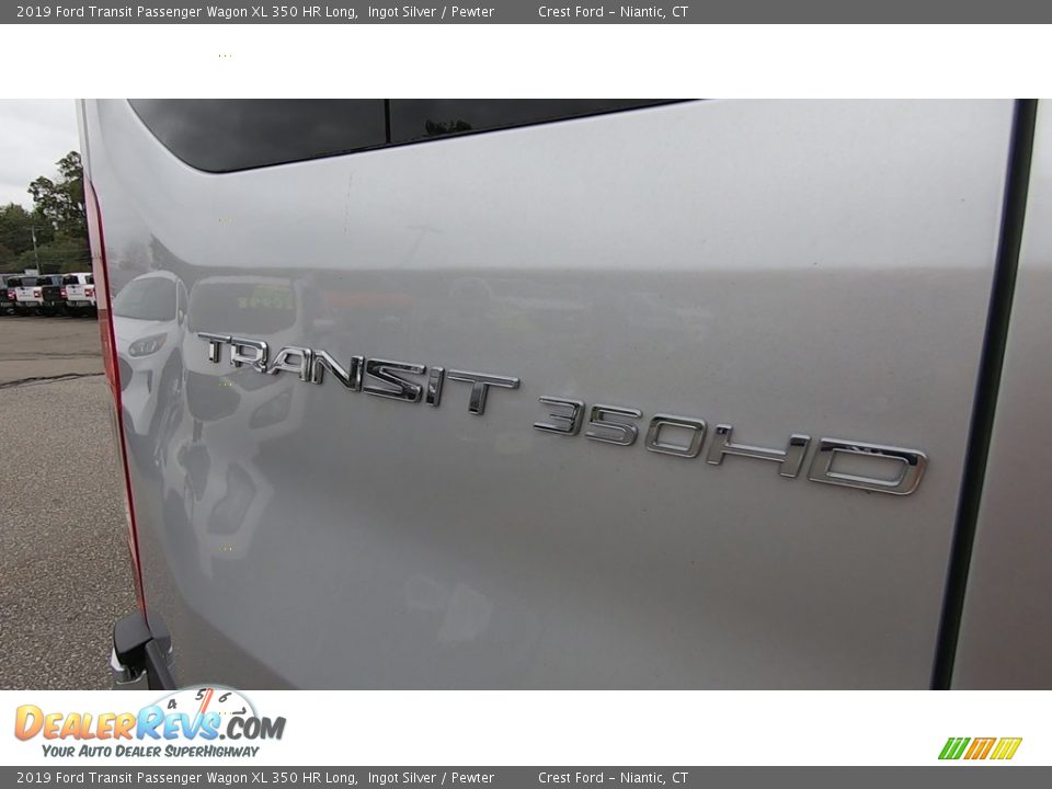 2019 Ford Transit Passenger Wagon XL 350 HR Long Ingot Silver / Pewter Photo #9