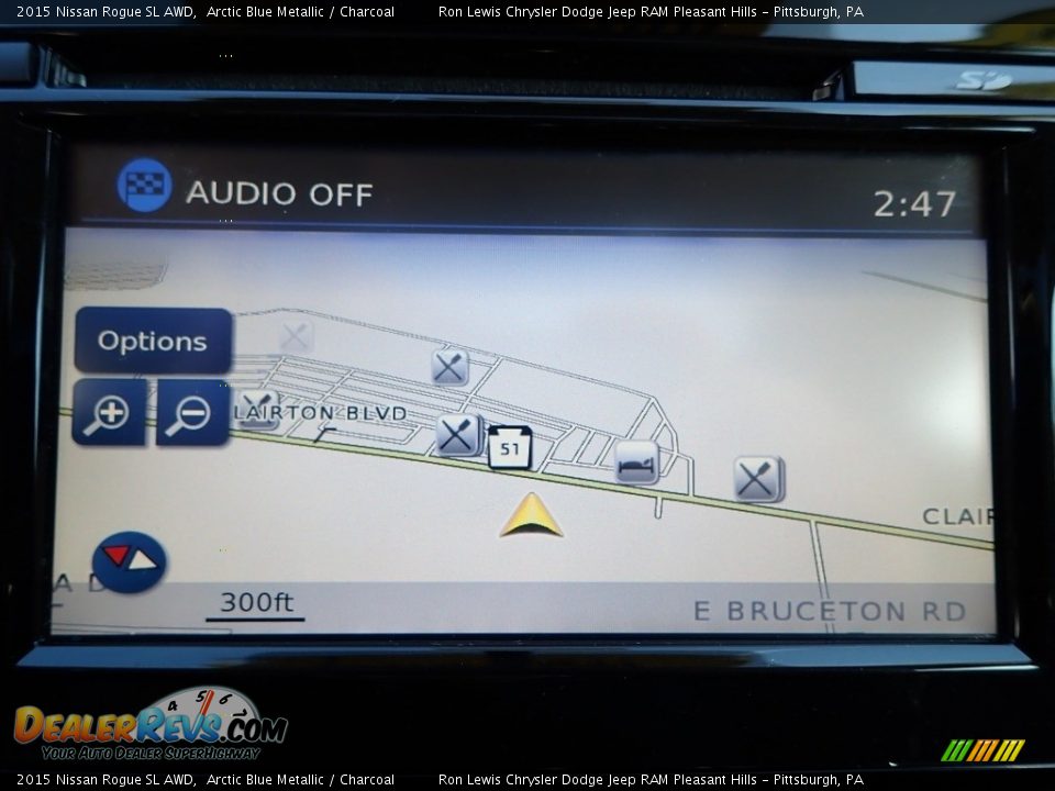 2015 Nissan Rogue SL AWD Arctic Blue Metallic / Charcoal Photo #18