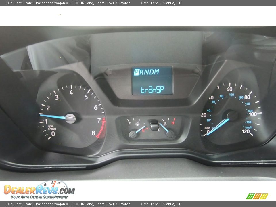 2019 Ford Transit Passenger Wagon XL 350 HR Long Ingot Silver / Pewter Photo #13