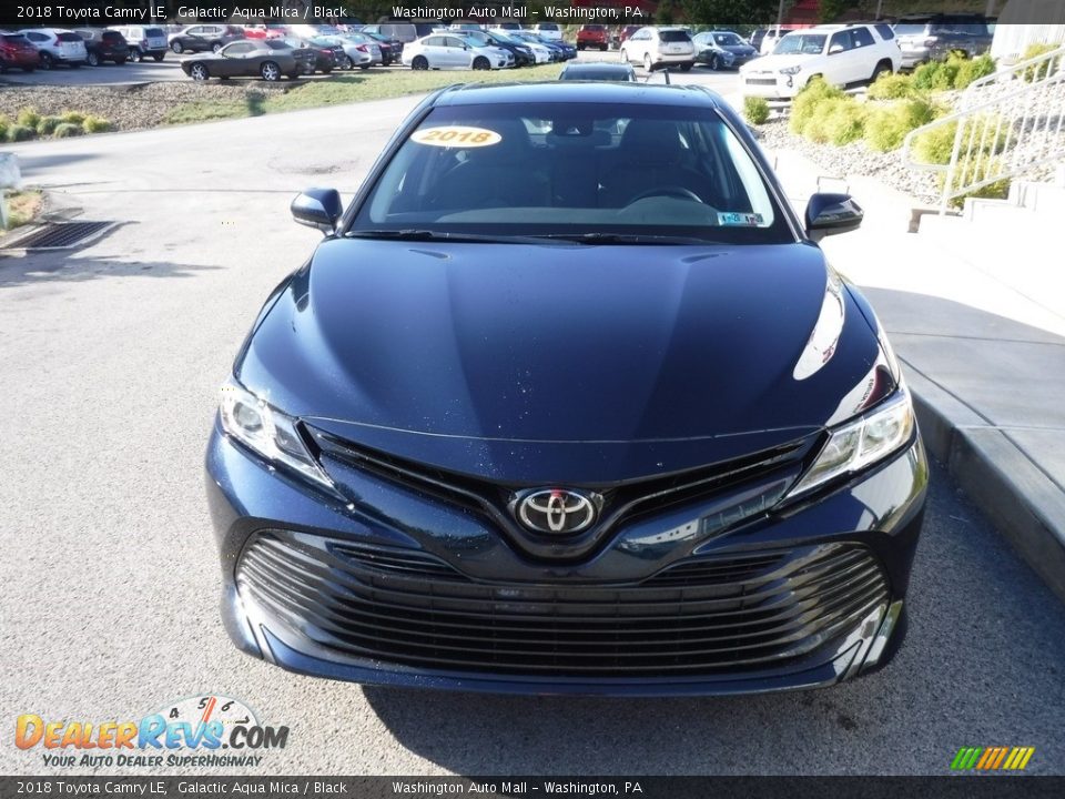 2018 Toyota Camry LE Galactic Aqua Mica / Black Photo #4
