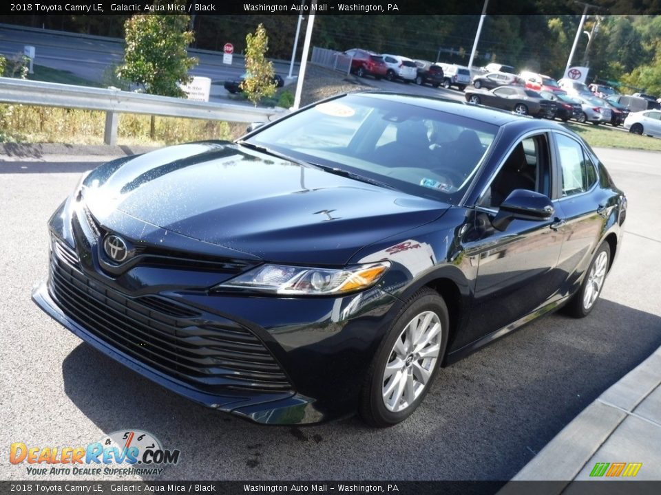 2018 Toyota Camry LE Galactic Aqua Mica / Black Photo #5