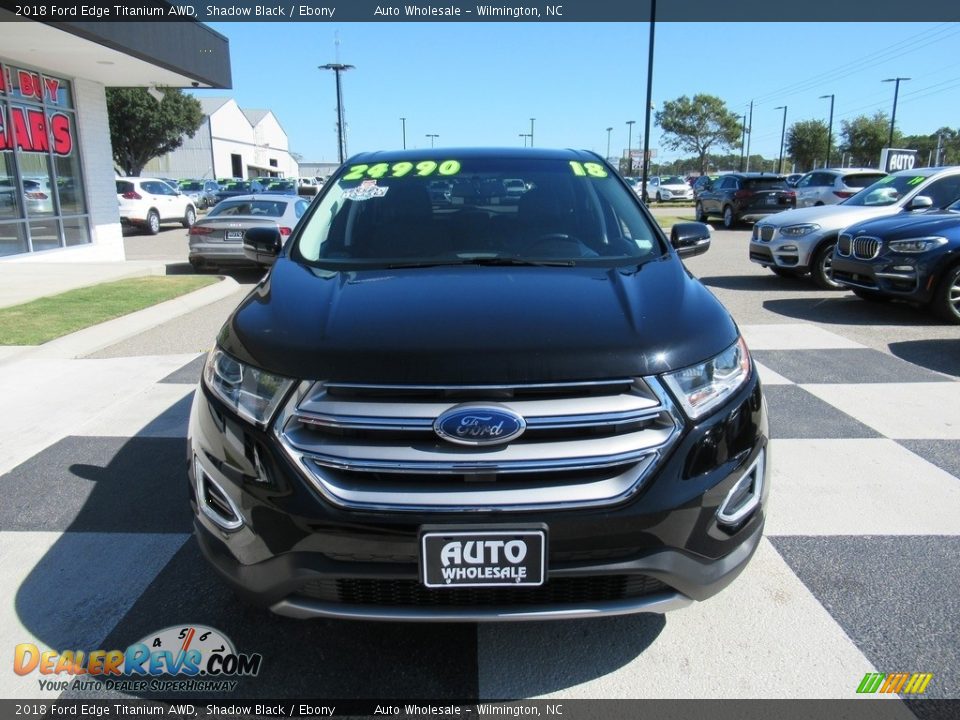 2018 Ford Edge Titanium AWD Shadow Black / Ebony Photo #2