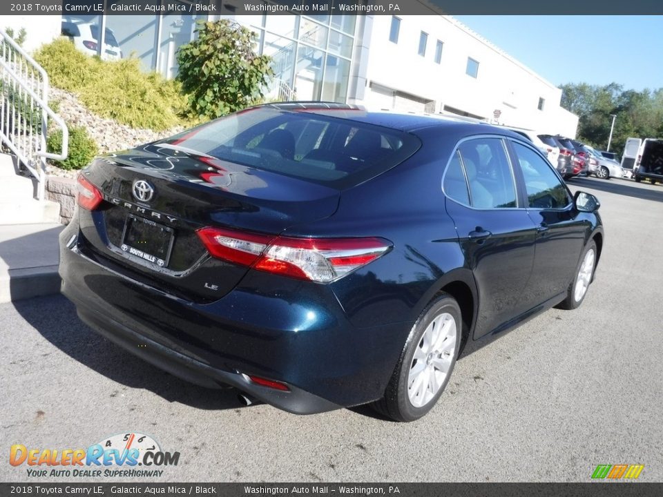 2018 Toyota Camry LE Galactic Aqua Mica / Black Photo #8