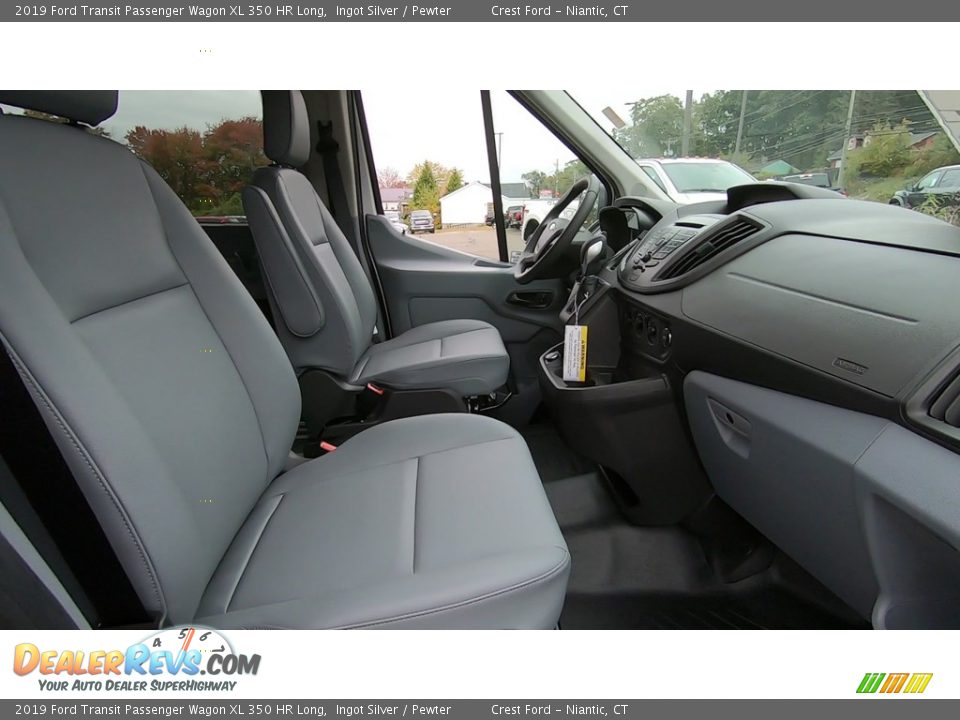 2019 Ford Transit Passenger Wagon XL 350 HR Long Ingot Silver / Pewter Photo #21