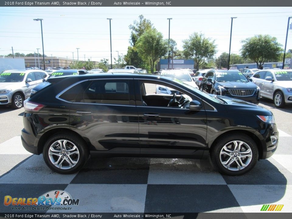 2018 Ford Edge Titanium AWD Shadow Black / Ebony Photo #3
