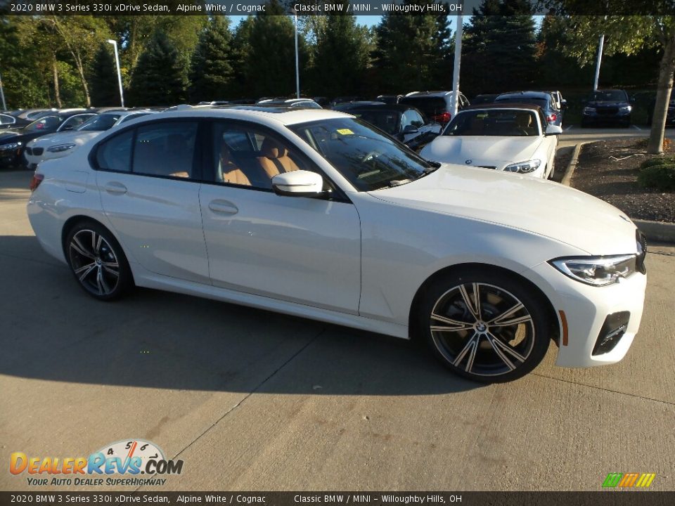 2020 BMW 3 Series 330i xDrive Sedan Alpine White / Cognac Photo #1