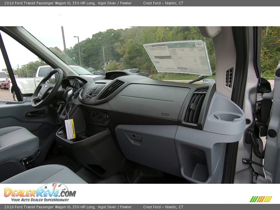 2019 Ford Transit Passenger Wagon XL 350 HR Long Ingot Silver / Pewter Photo #22