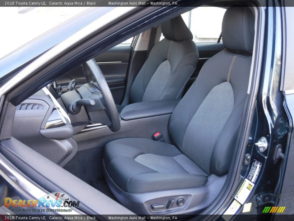 2018 Toyota Camry LE Galactic Aqua Mica / Black Photo #11