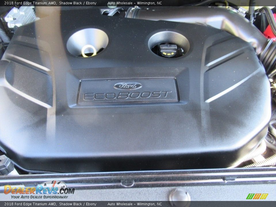 2018 Ford Edge Titanium AWD Shadow Black / Ebony Photo #6