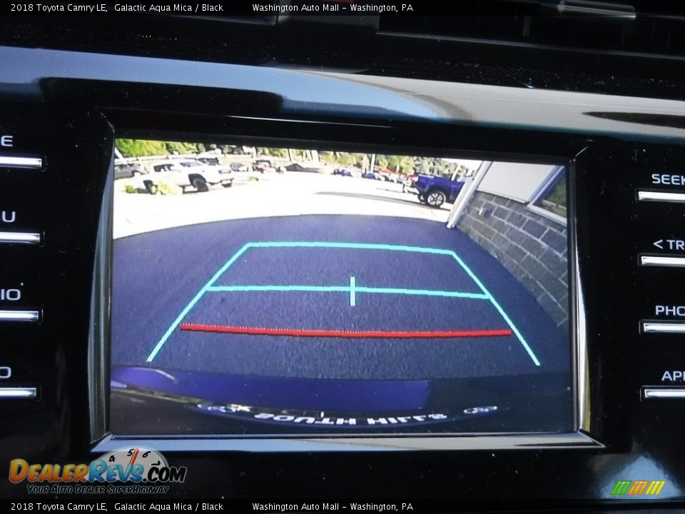 2018 Toyota Camry LE Galactic Aqua Mica / Black Photo #14