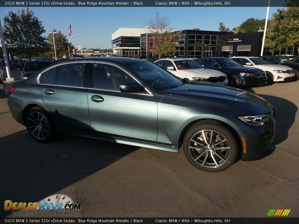 2020 BMW 3 Series 330i xDrive Sedan Blue Ridge Mountain Metallic / Black Photo #1