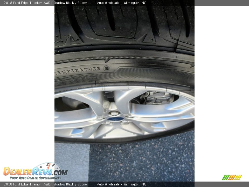2018 Ford Edge Titanium AWD Shadow Black / Ebony Photo #10