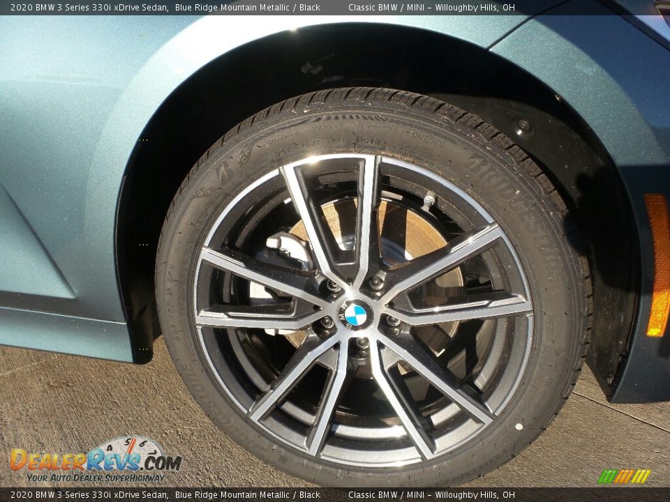 2020 BMW 3 Series 330i xDrive Sedan Blue Ridge Mountain Metallic / Black Photo #2
