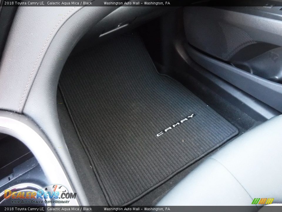2018 Toyota Camry LE Galactic Aqua Mica / Black Photo #19