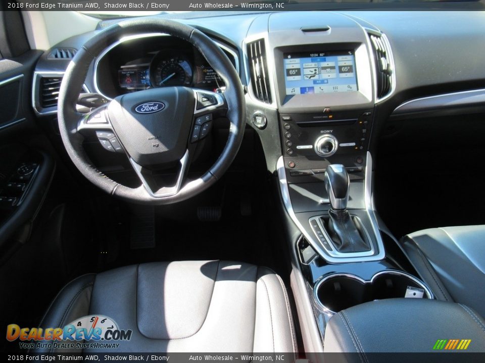 2018 Ford Edge Titanium AWD Shadow Black / Ebony Photo #15