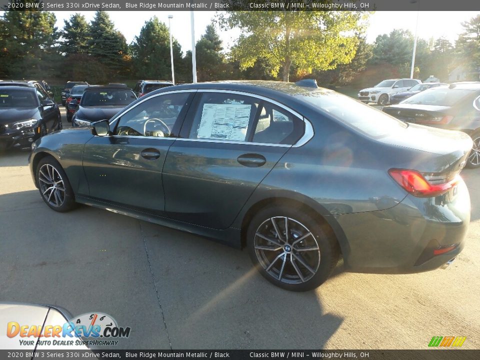 2020 BMW 3 Series 330i xDrive Sedan Blue Ridge Mountain Metallic / Black Photo #5