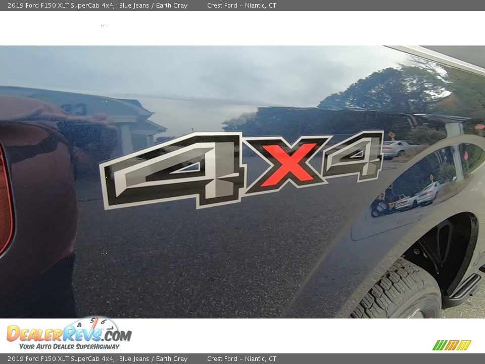 2019 Ford F150 XLT SuperCab 4x4 Blue Jeans / Earth Gray Photo #9