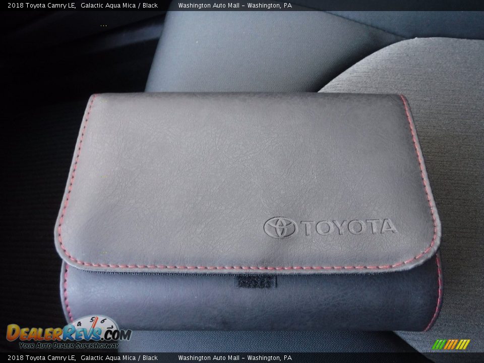 2018 Toyota Camry LE Galactic Aqua Mica / Black Photo #22