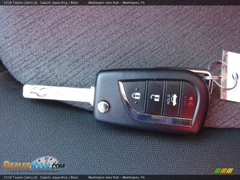 2018 Toyota Camry LE Galactic Aqua Mica / Black Photo #23