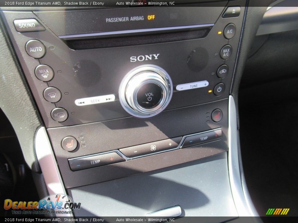 2018 Ford Edge Titanium AWD Shadow Black / Ebony Photo #18