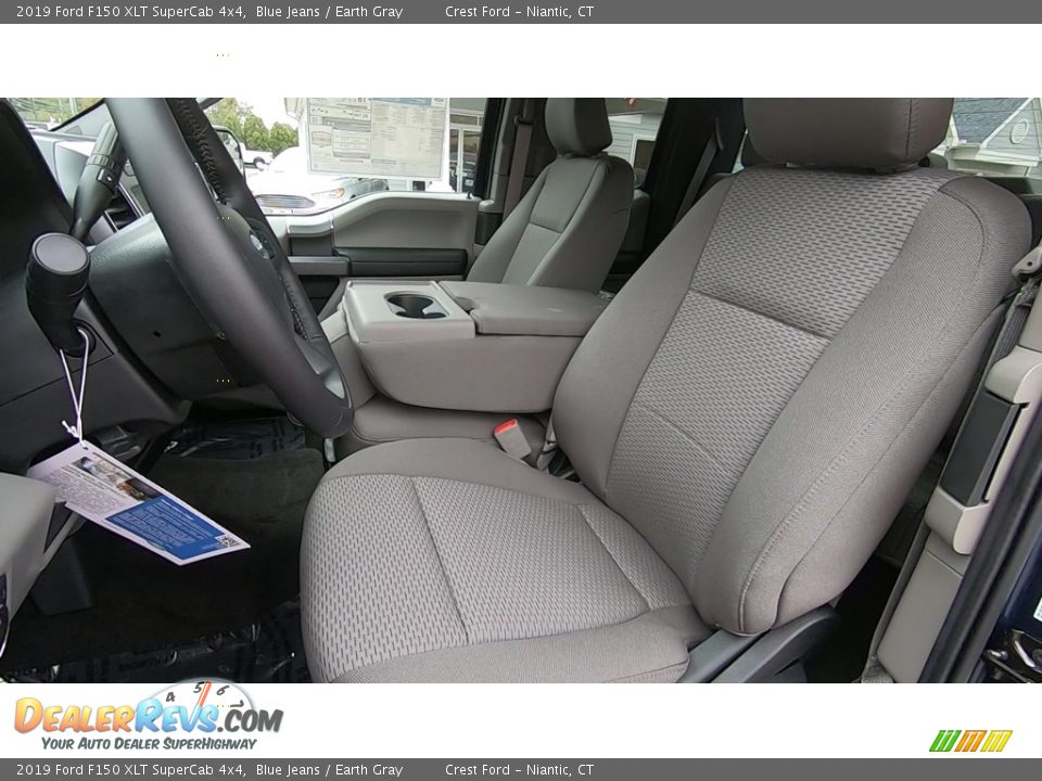2019 Ford F150 XLT SuperCab 4x4 Blue Jeans / Earth Gray Photo #11