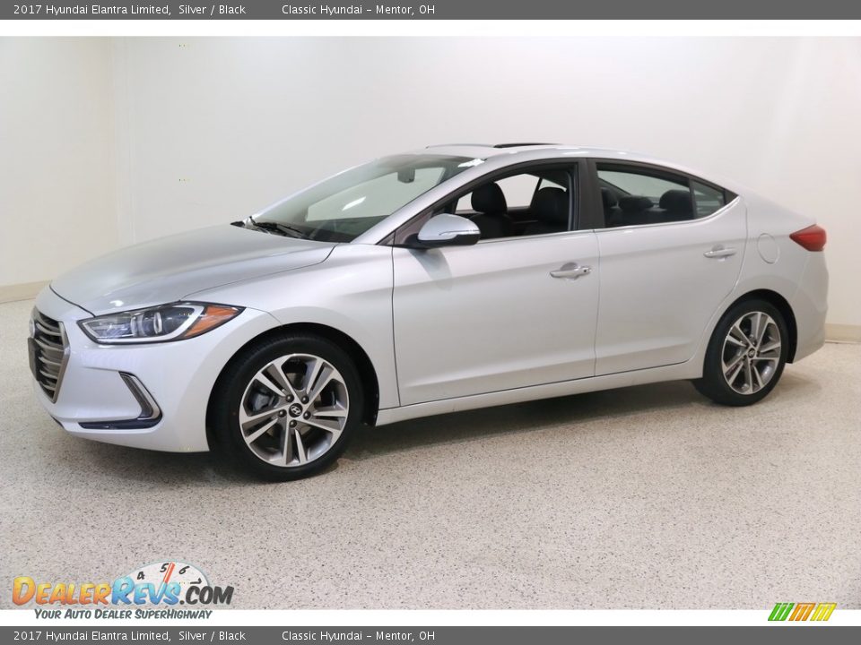 2017 Hyundai Elantra Limited Silver / Black Photo #3