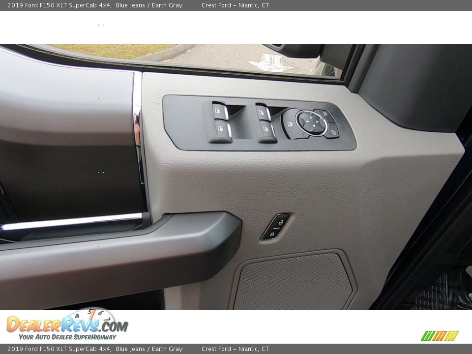2019 Ford F150 XLT SuperCab 4x4 Blue Jeans / Earth Gray Photo #12