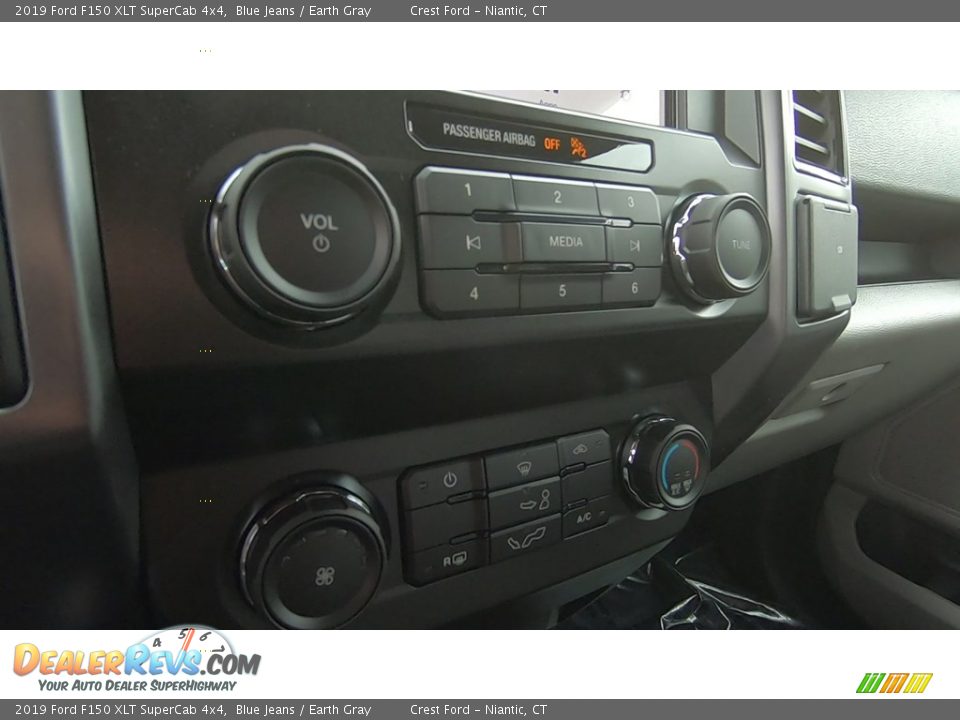 2019 Ford F150 XLT SuperCab 4x4 Blue Jeans / Earth Gray Photo #15