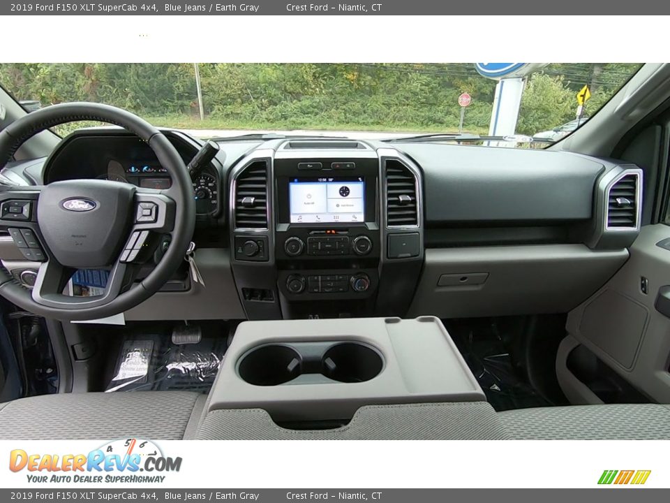 2019 Ford F150 XLT SuperCab 4x4 Blue Jeans / Earth Gray Photo #18