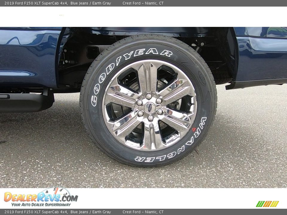 2019 Ford F150 XLT SuperCab 4x4 Blue Jeans / Earth Gray Photo #19