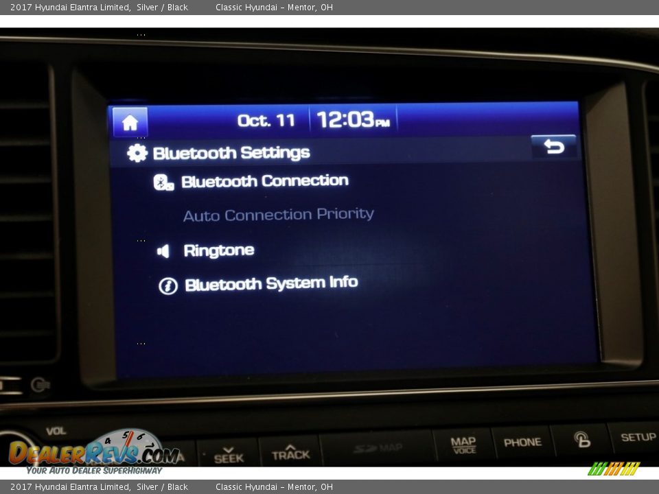 2017 Hyundai Elantra Limited Silver / Black Photo #12