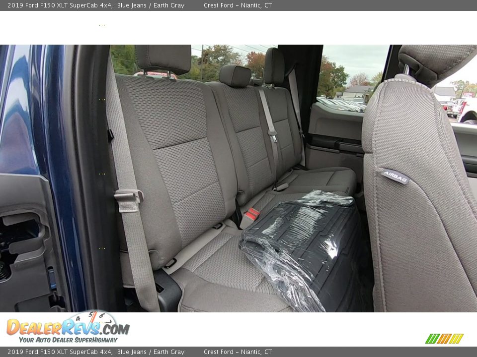 2019 Ford F150 XLT SuperCab 4x4 Blue Jeans / Earth Gray Photo #22
