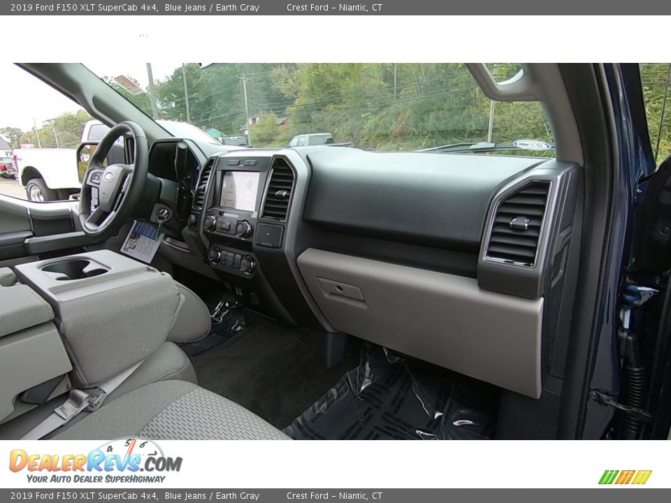 2019 Ford F150 XLT SuperCab 4x4 Blue Jeans / Earth Gray Photo #24