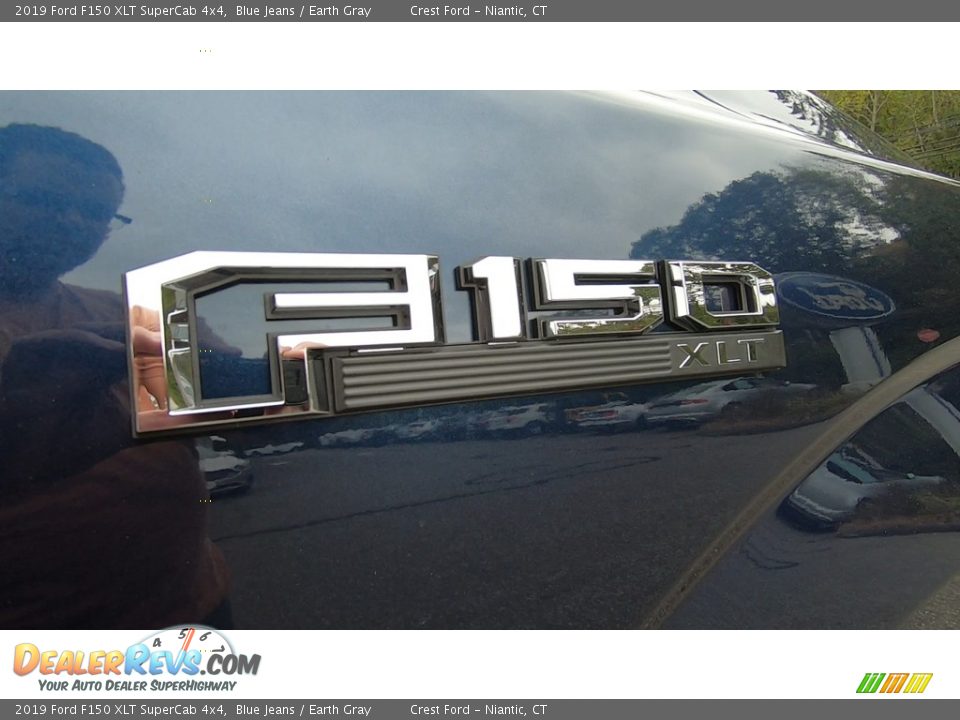 2019 Ford F150 XLT SuperCab 4x4 Blue Jeans / Earth Gray Photo #25
