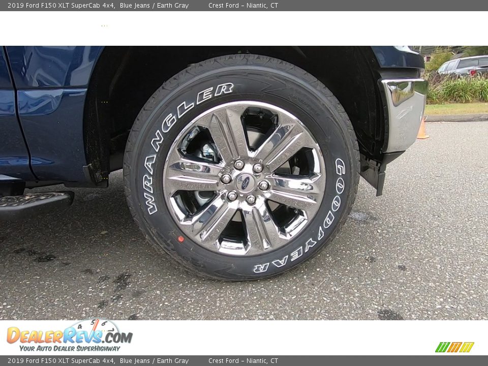 2019 Ford F150 XLT SuperCab 4x4 Blue Jeans / Earth Gray Photo #26