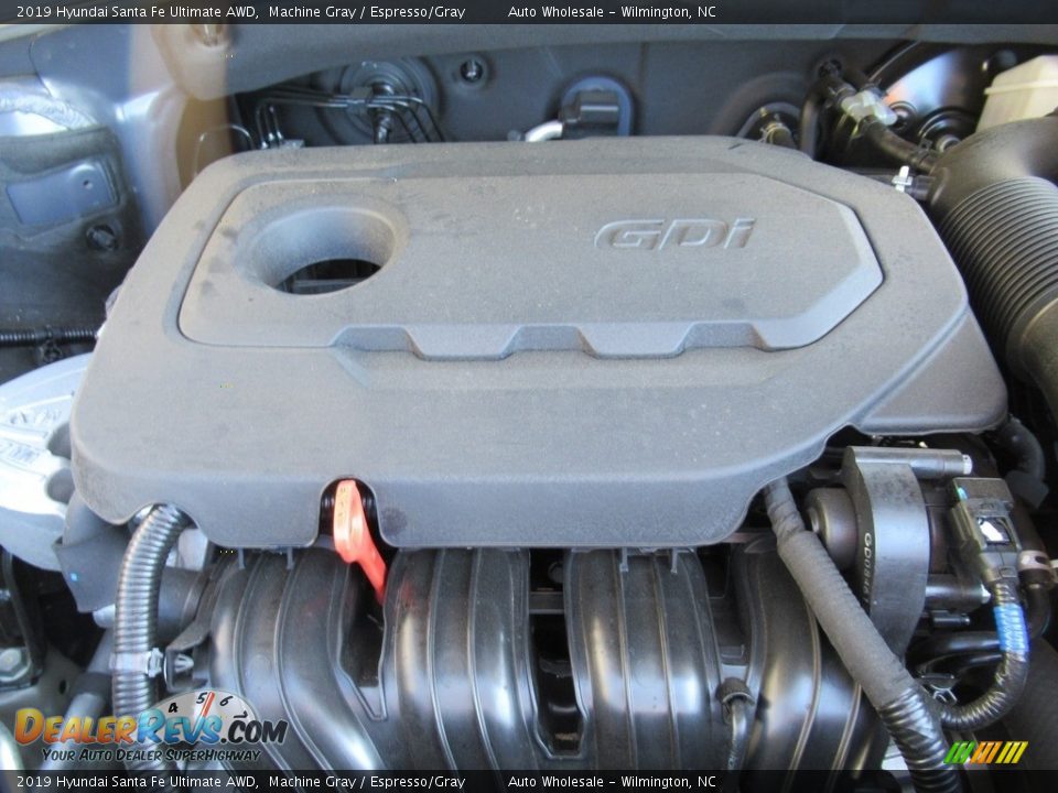 2019 Hyundai Santa Fe Ultimate AWD Machine Gray / Espresso/Gray Photo #6