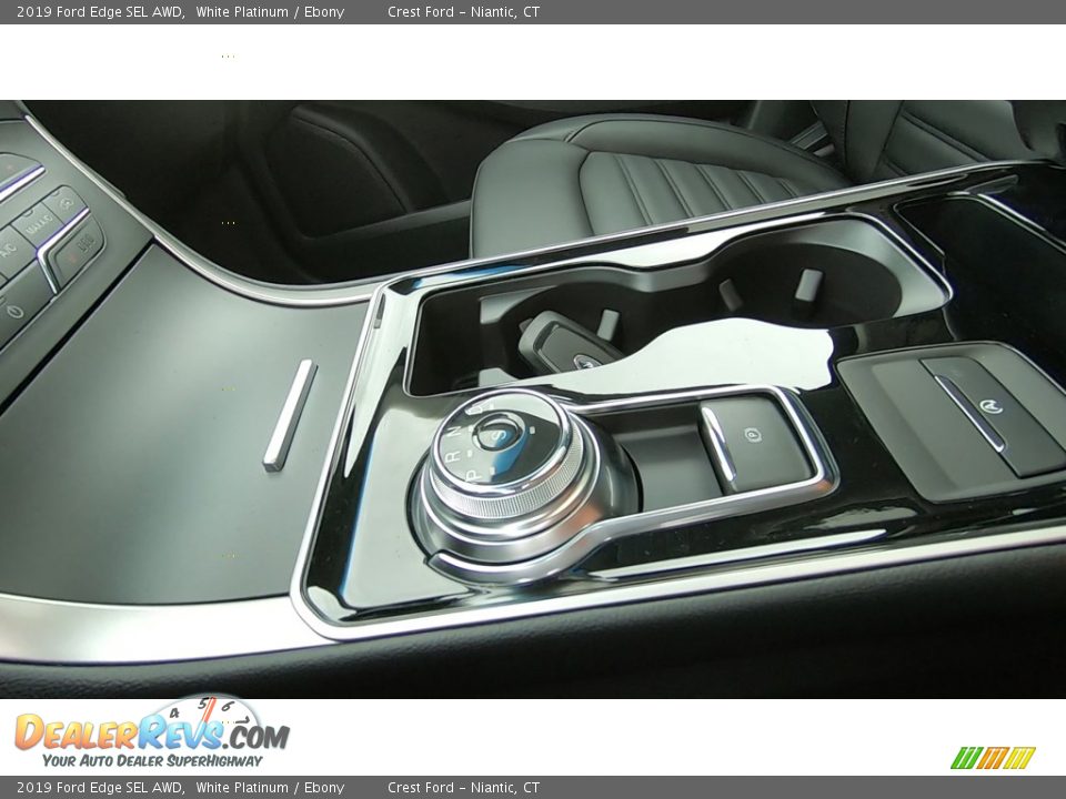 2019 Ford Edge SEL AWD White Platinum / Ebony Photo #17